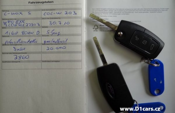 Ford C-MAX 1.6 TDCi DIGI KLIMA, VYHŘ. SKLO, nabídka A129/14