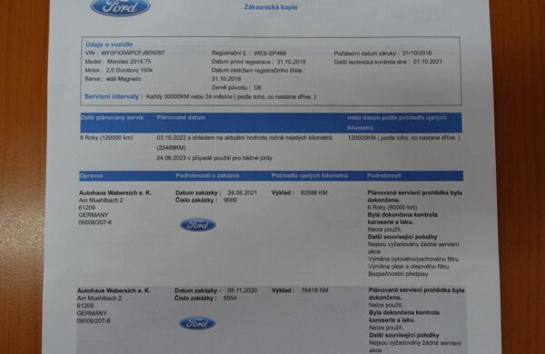 Ford Mondeo 2.0 TDCi Titanium KAMERA, ACC TEMP., nabídka A15/22