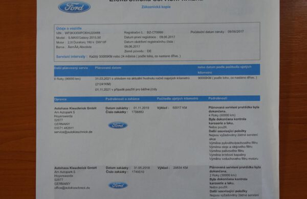 Ford Galaxy 2.0 TDCi 132kW Titanium REZERVOVÁNO, nabídka A252/20