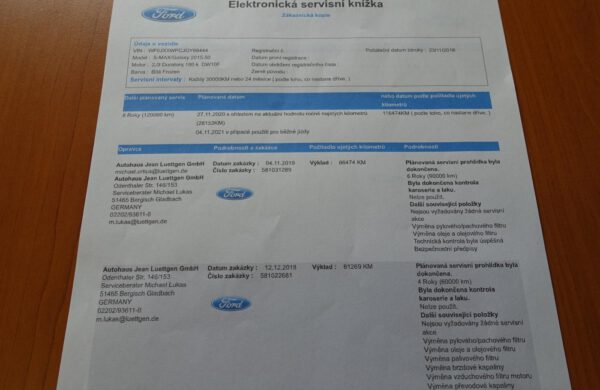 Ford S-MAX 2.0 TDCi Titanium AWD, LED SVĚTLA, nabídka A79/21